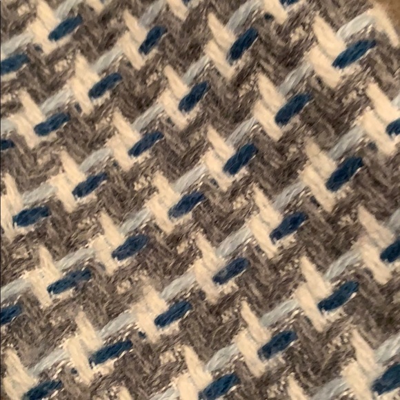 Gymboree lined coat in gray, white and turquoise - Picture 4 of 6